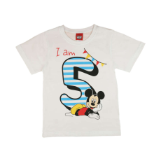 Disney szülinapos fiú Póló - Mickey Mouse (5 éves) - 116-os méret
