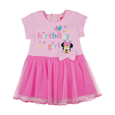 Disney szülinapos rövid ujjú Kislány ruha - Minnie Mouse #rózsaszín - 116-os méret lányka ruha