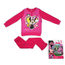 Disney Téli pamut gyerek pizsama - Minnie egér - pink - 140 gyerek hálóing, pizsama