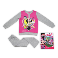 Disney Téli pamut gyerek pizsama - Minnie egér - szürke - 140