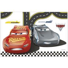 Disney Verdák Arena Race műanyag asztalterítő 120x180 cm lakástextília