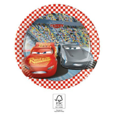 Disney Verdák Arena Race papírtányér 8 db-os 20 cm FSC party kellék