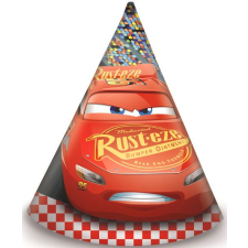  Disney Verdák Arena Race Parti kalap, csákó 6 db-os party kellék