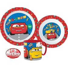  Disney Verdák étkészlet, micro műanyag szett bögrével 265 ml babaétkészlet