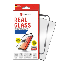 Displex 01304 képernyővédő üveg (3D full cover, íves, tok barát, karcálló, 10H) FEKETE Apple iPhone 12 mini mobiltelefon kellék