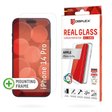 Displex iPhone 14 Pro 2D edzett üveg kijelzővédő és tok (1711) (Displex1711) mobiltelefon kellék