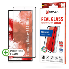 Displex Real Glass + Case Samsung Galaxy S23 Ultra mobiltelefon kellék