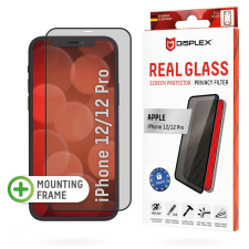Displex Real Glass Screen Protector privacy iPhone 12/12 Pro mobiltelefon kellék