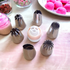  Díszítőcső Készlet Nagy Méretű Osztófejjel sütés és főzés