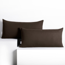  Díszpárnahuzat AMBER szín sötétbarna stílus klasszikus anyag dzsörzé 40x80 DecoKing lakástextília