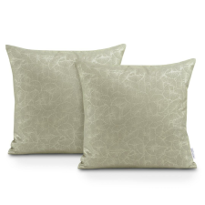  Díszpárnahuzat GINKGO szín bézsszínű nyomott motívum növényi oxford 45x45 ameliahome lakástextília