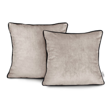 Díszpárnahuzat VELVET szín bézsszínű stílus glamour bársony 45x45 ameliahome lakástextília