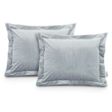 Díszpárnahuzat VELVET szín ezüst stílus glamour bársony 50x70 ameliahome lakástextília