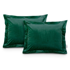 Díszpárnahuzat VELVET szín üvegzöld stílus glamour bársony 50x70 ameliahome lakástextília