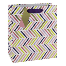  Dísztasak Clairefontaine/Eurowrap 21,5x25,3 cm csíkos ajándéktasak