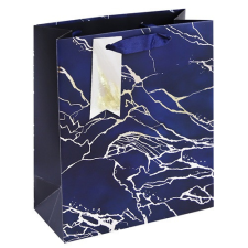  Dísztasak Clairefontaine/Eurowrap 21,5x25,3 cm kék márvány ajándéktasak