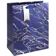 Dísztasak Clairefontaine/Eurowrap 26,5x33 cm kék márvány ajándéktasak
