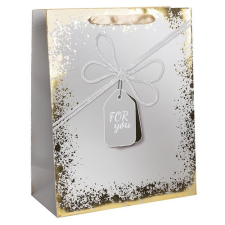  Dísztasak matt 18x23 cm For you arany/ezüst ajándéktasak