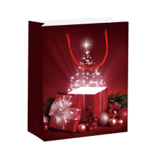 - Dísztasak Special M 18x23x10 cm karácsonyi színes fényes sodort füles ajándéktasak