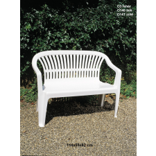  DIVA PAD FEHÉR 114X55X82 CM kerti bútor