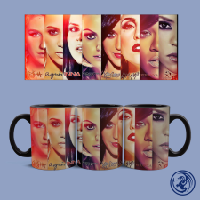  Dívák bögre (Fekete) bögrék, csészék