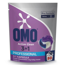 Diversey Omo Pro Formula active clean 3in1 mosókapszula 80db/csg (4csg/karton) tisztító- és takarítószer, higiénia