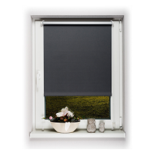 DIY Easy Fix roló, sötétített, grafit 90 x 150 cm lakástextília