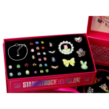  DIY Ékszerkészítő Szett Gyöngyök Medálok Doboz 1267 db. 17566 kreatív és készségfejlesztő