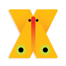 DJECO Állatdekor betű - X - Graphic animal letter tapéta, díszléc és más dekoráció