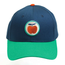 DJECO Baseball sapka - Hímzett Alma mintás - Red apple gyerek sapka