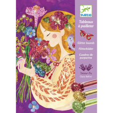  Djeco Csillámkép készítő - A virágok illata - The scent of flowers kreatív és készségfejlesztő