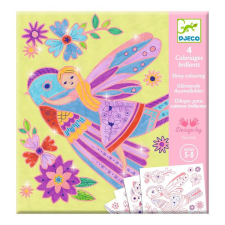 DJECO Csillámló színezők - Apró szárnyak - Little Wings kreatív és készségfejlesztő