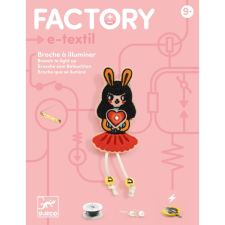  Djeco: Design by E-kreatív műhely - Nyuszilány kitűző - Brooch - Bunny girl kreatív és készségfejlesztő