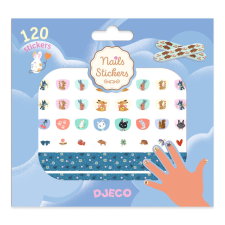 DJECO : Design by Körömmatricák - Mókicák - Cutie kreatív és készségfejlesztő