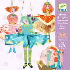 DJECO : Design by Papír hajtogatás - Papír ruhák - Paper dresses kreatív és készségfejlesztő