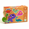DJECO Dínó világ - Párosító puzzle Djeco