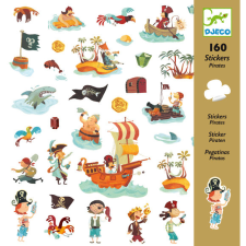 DJECO Djeco: Design by Matricák - Kalózok - Pirates matrica
