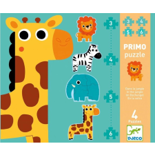 DJECO Djeco dzsungel 4 az 1-ben puzzle puzzle, kirakós