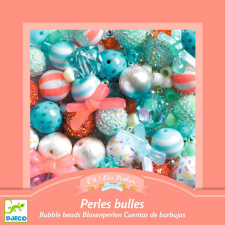 DJECO Djeco Ékszerkészítő készlet - Buborék gyöngyök, ezüst - Bubble beads, Silver kreatív és készségfejlesztő