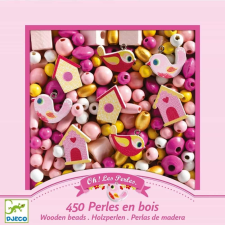 DJECO Djeco Fagyöngyök - Madarak - Wooden beads, bird kreatív és készségfejlesztő