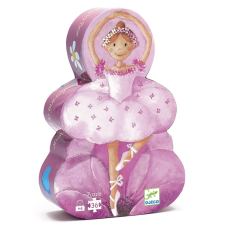 DJECO Djeco Formadobozos puzzle - Balerina virággal puzzle, kirakós
