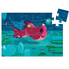 DJECO Djeco Formadobozos puzzle - Cuki sárkány- Edmond the dragon puzzle, kirakós