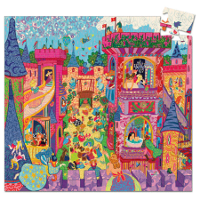 DJECO Djeco Formadobozos puzzle - Tündérek kastélya - The fairy castle puzzle, kirakós