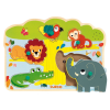 DJECO Djeco Formaillesztő, formaberakó - Felelgetős állatok kirakó - Sound Baobab