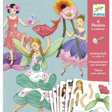 DJECO Djeco Kapcsos kép készítés - Tündérek kreatív és készségfejlesztő