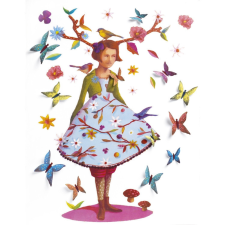 DJECO Djeco: Little Big room 3D-s falmatrica - Róza fa - Rose of wood kreatív és készségfejlesztő