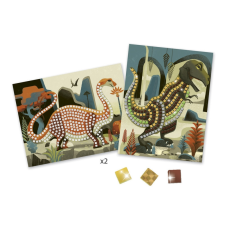 DJECO Djeco Mozaikkép készítés - Dínók - Dinosaurs kreatív és készségfejlesztő