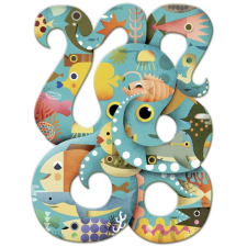 DJECO Djeco Művész puzzle - Octopus, 350 db-os játékfigura