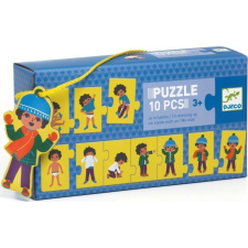 DJECO Djeco öltözködés puzzle 10 darabos puzzle, kirakós