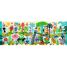 DJECO DJECO panorámás dzsungel puzzle 100 darabos puzzle, kirakós